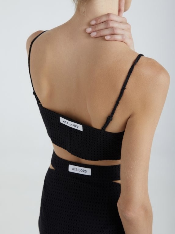 Celine Bustier Black