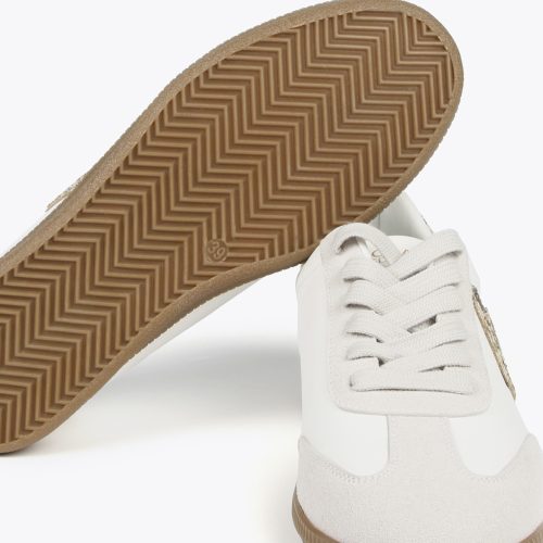 Sneakers with Leopard & Glitter-Effect Details