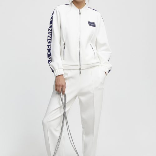 εικόνα-28-2 White & Blue zip-up Sweatshirt