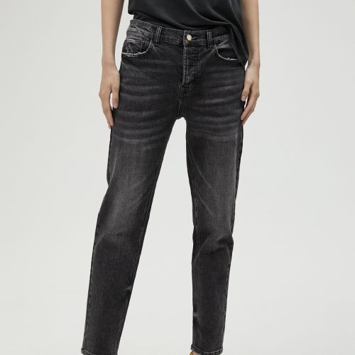 5-Pocket Black Jeans