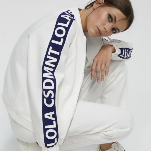 εικόνα-29-2 White & Blue zip-up Sweatshirt