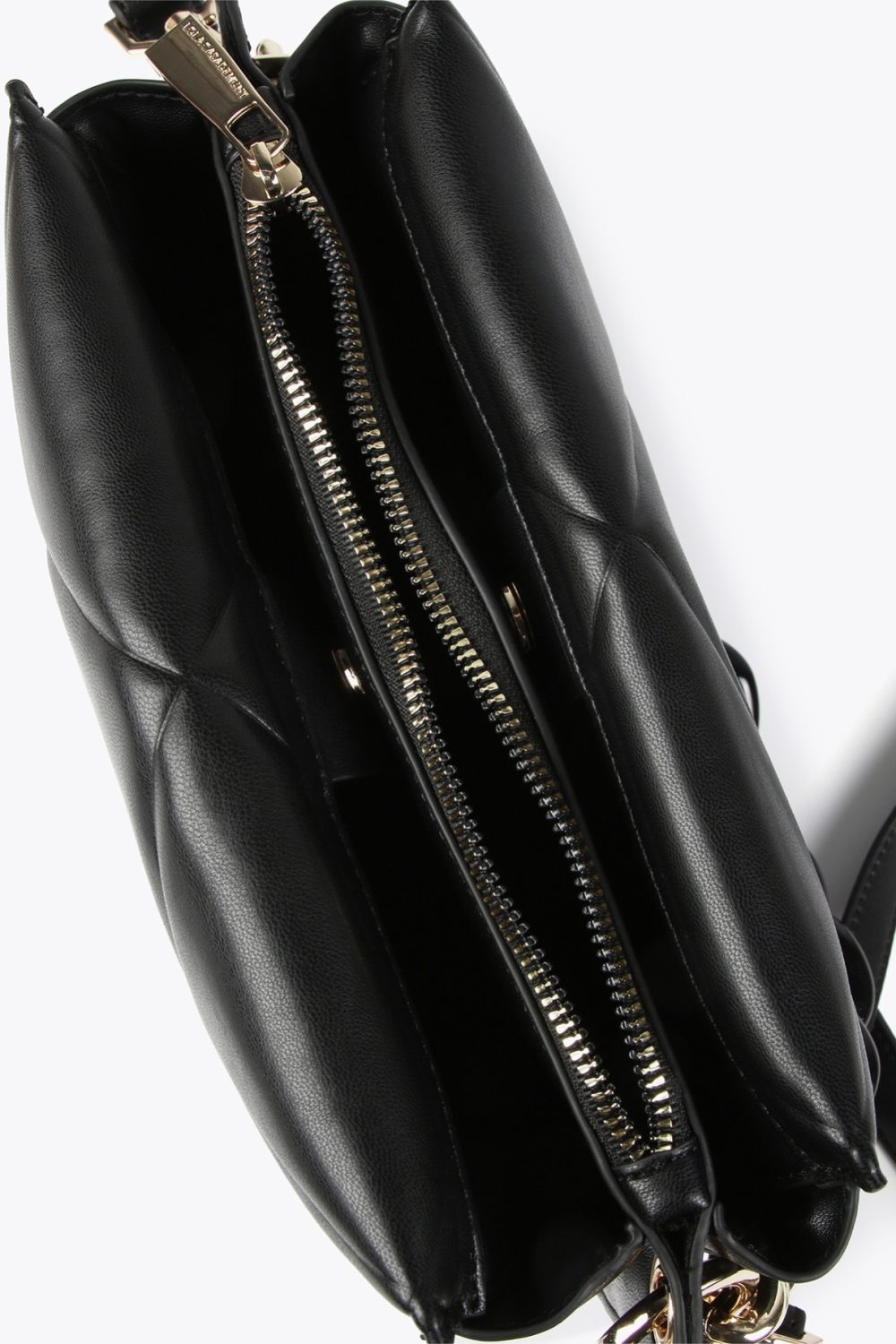 Padded Crossbody Black Bag