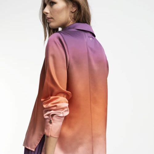Ombre Satin Shirt