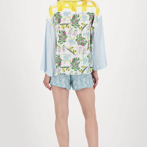 Pura Vida Nori Cropped Shirt