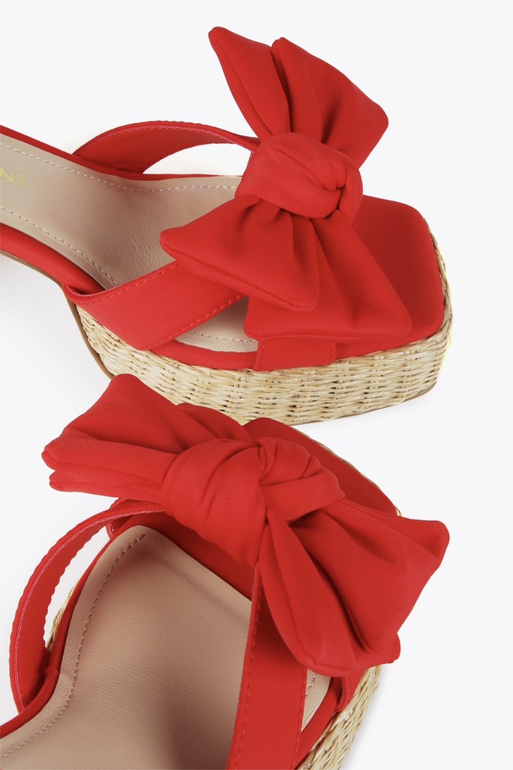 Heeled Sandals With Bow