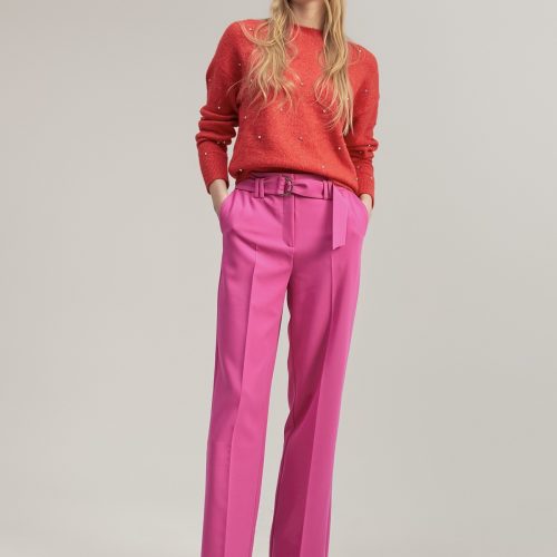 Wide-Leg Pants Pink
