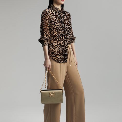 Velvety Animal Print Shirt