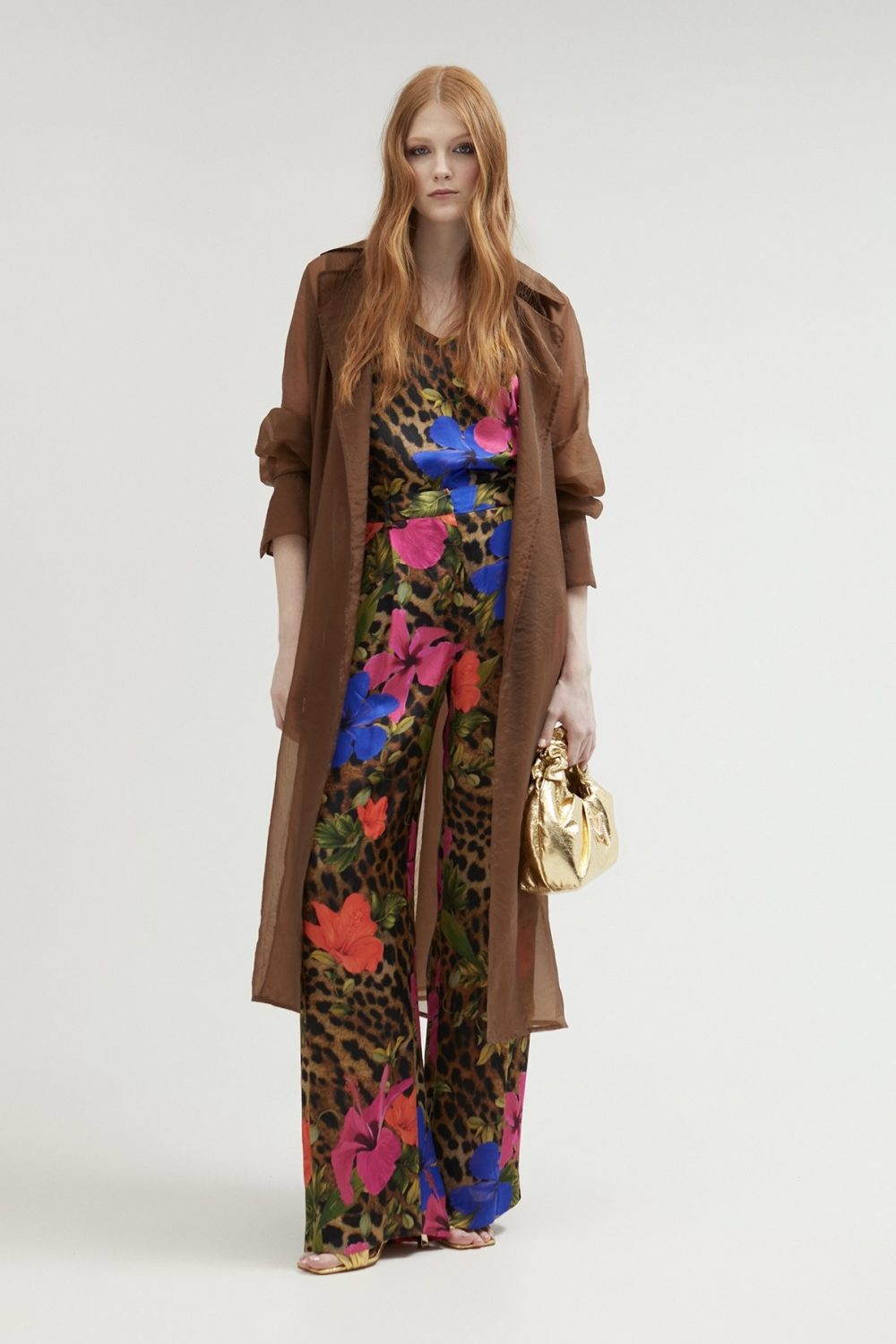 Camisole Animal Print Top With Straps