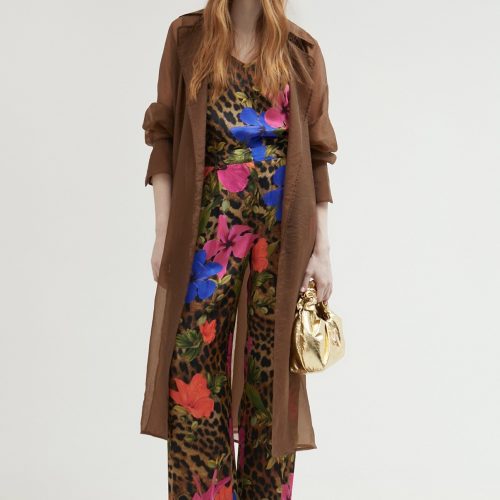 Camisole Animal Print Top With Straps