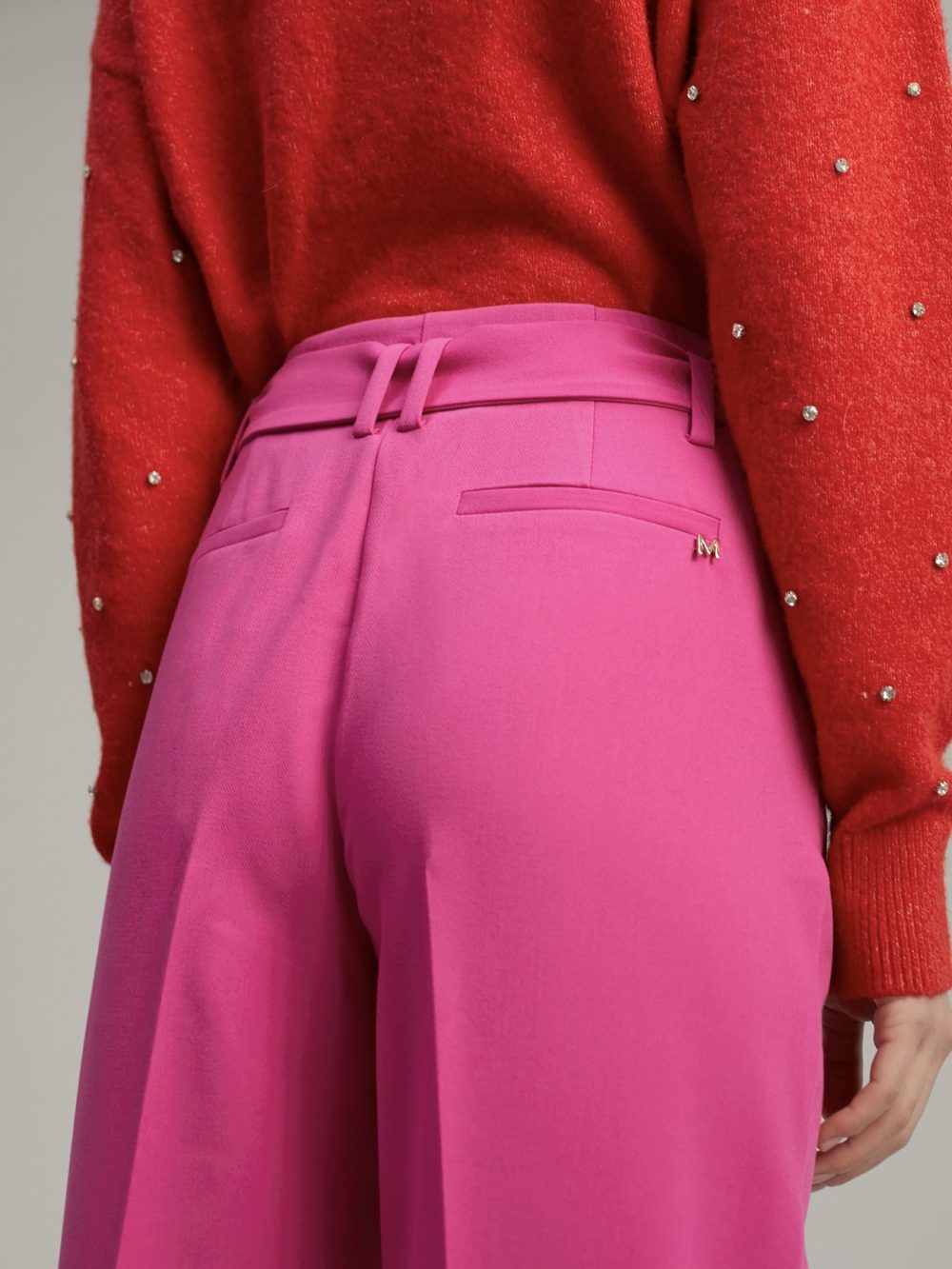Wide-Leg Pants Pink