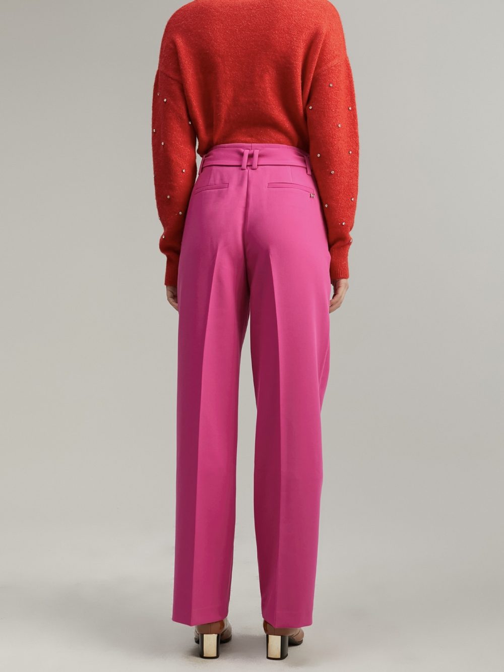 Wide-Leg Pants Pink