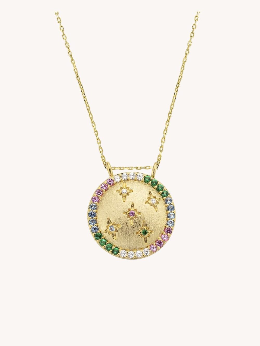 Rainbow Moon Necklace