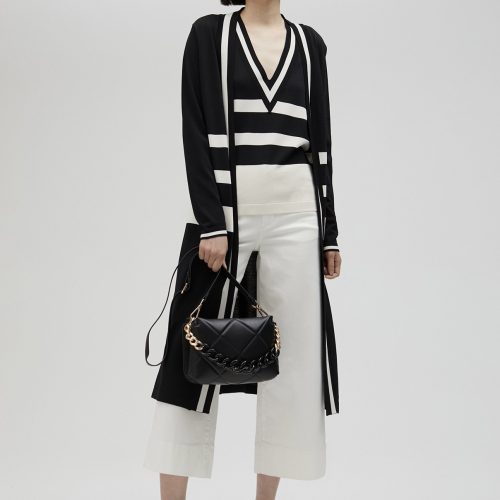 Black & White knit cardigan