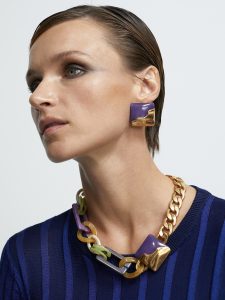 Polka Dot Flower Brooch