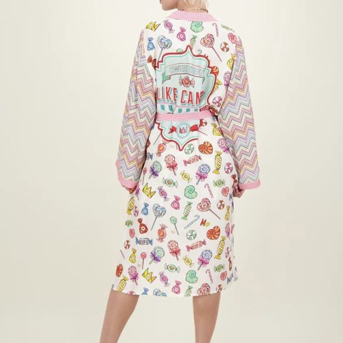 Nova Kimono Dress-Candy