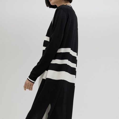 Black & White knit cardigan