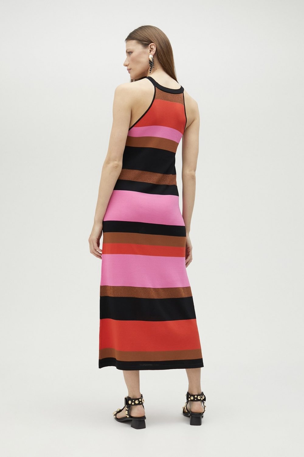 Striped Halter Dress