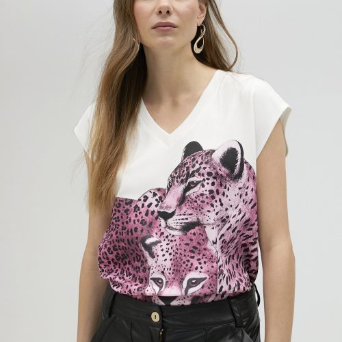 Pink Leopard t-shirt