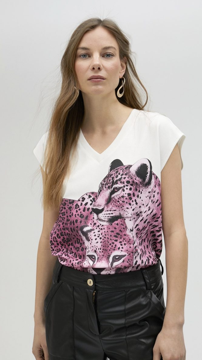 Pink Leopard t-shirt