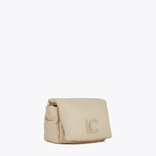 Quilted Crossbody Bag Creme