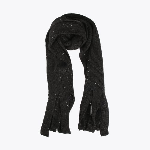 Scarf With Mini Sequins