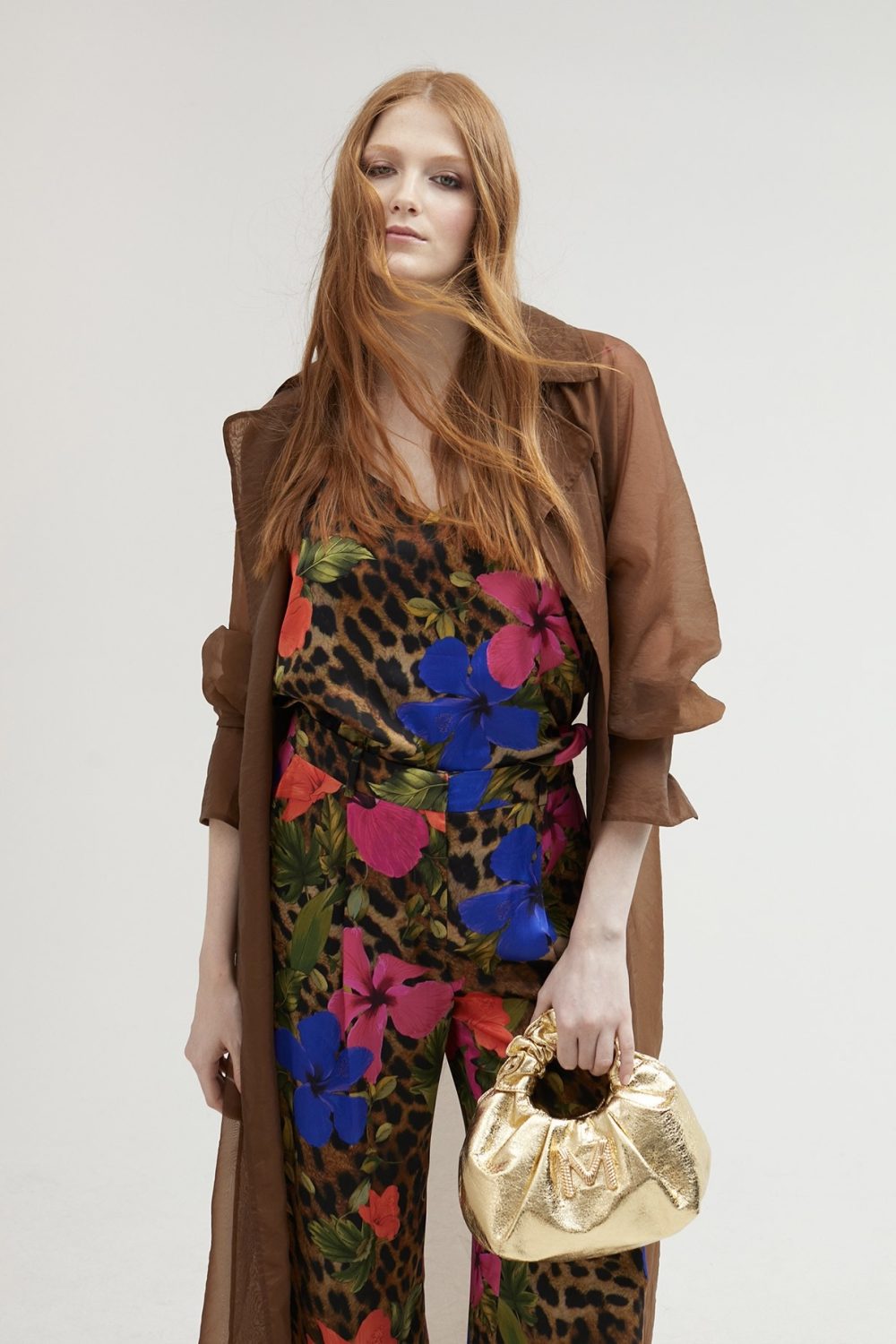 Camisole Animal Print Top With Straps