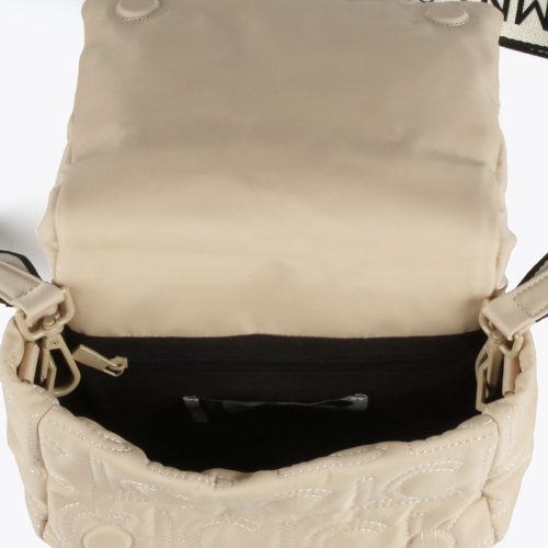 Quilted Crossbody Bag Creme