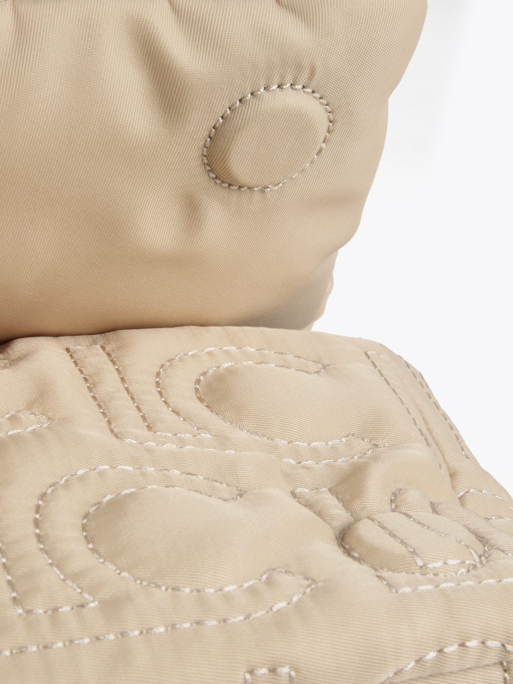 Quilted Crossbody Bag Creme