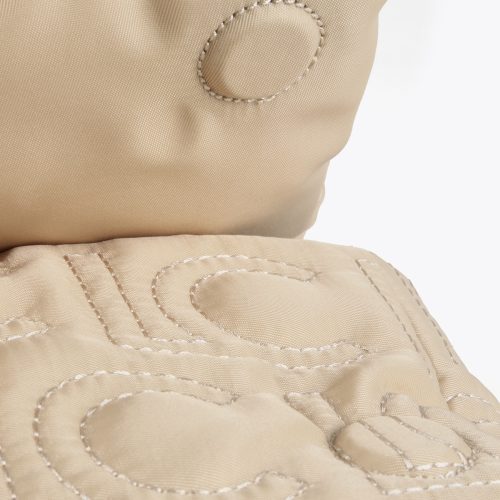 Quilted Crossbody Bag Creme