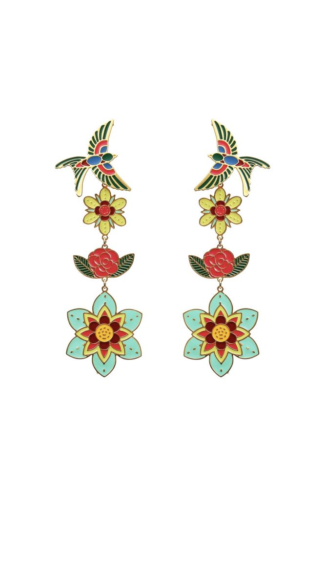 Frida Pajarito Earrings