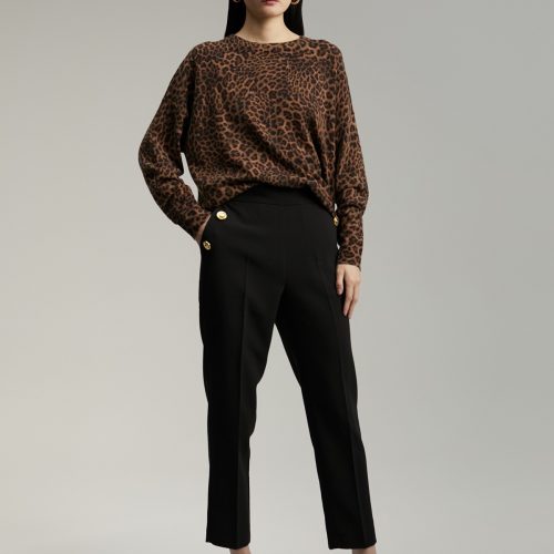 Black Pants With Buttons