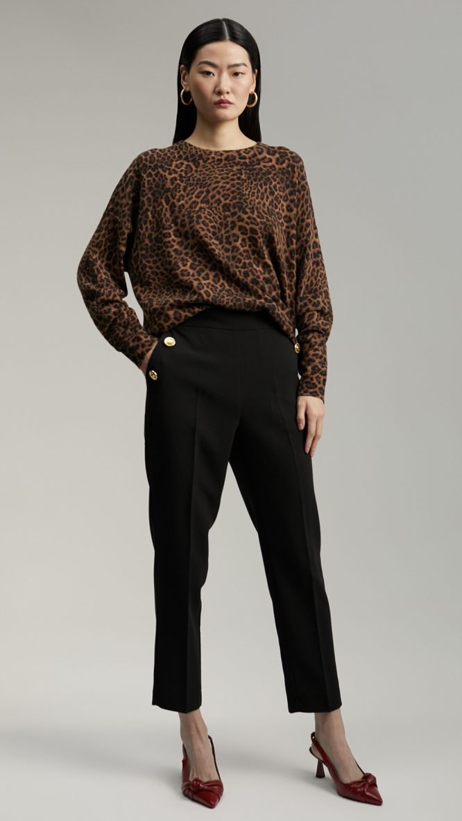 Black Pants With Buttons