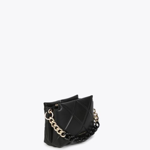 Padded Crossbody Black Bag