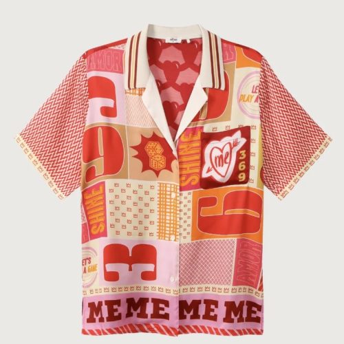 Lucky Me Lilian Knit Collar  Shirt