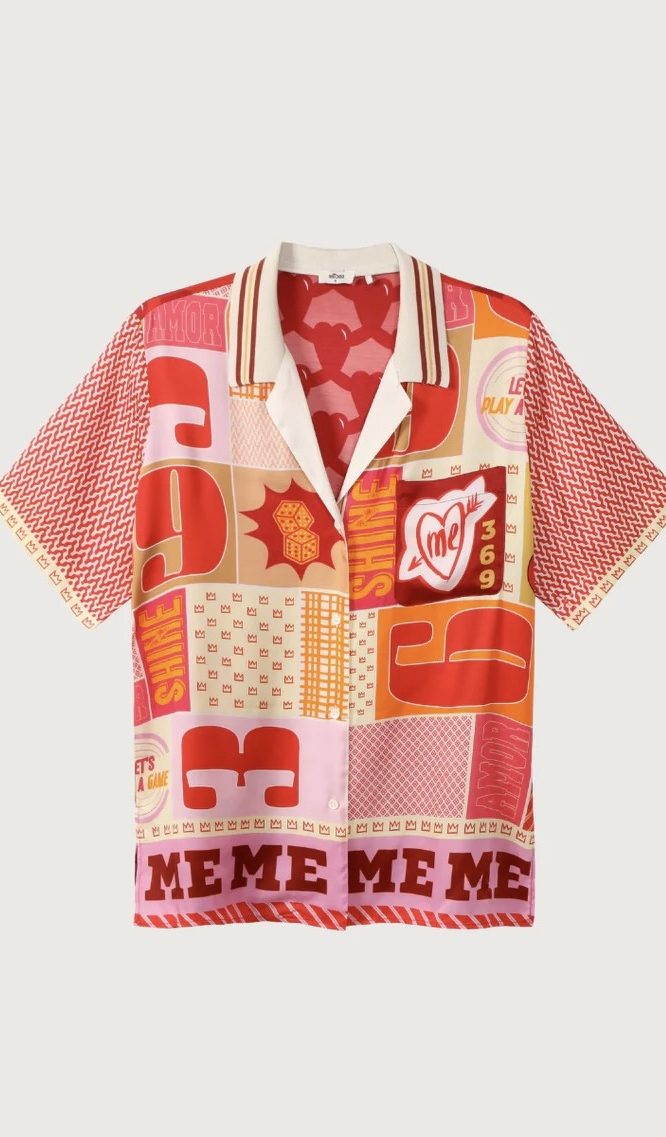 Lucky Me Lilian Knit Collar  Shirt