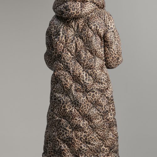 Puffer Coat With Contrast Lining