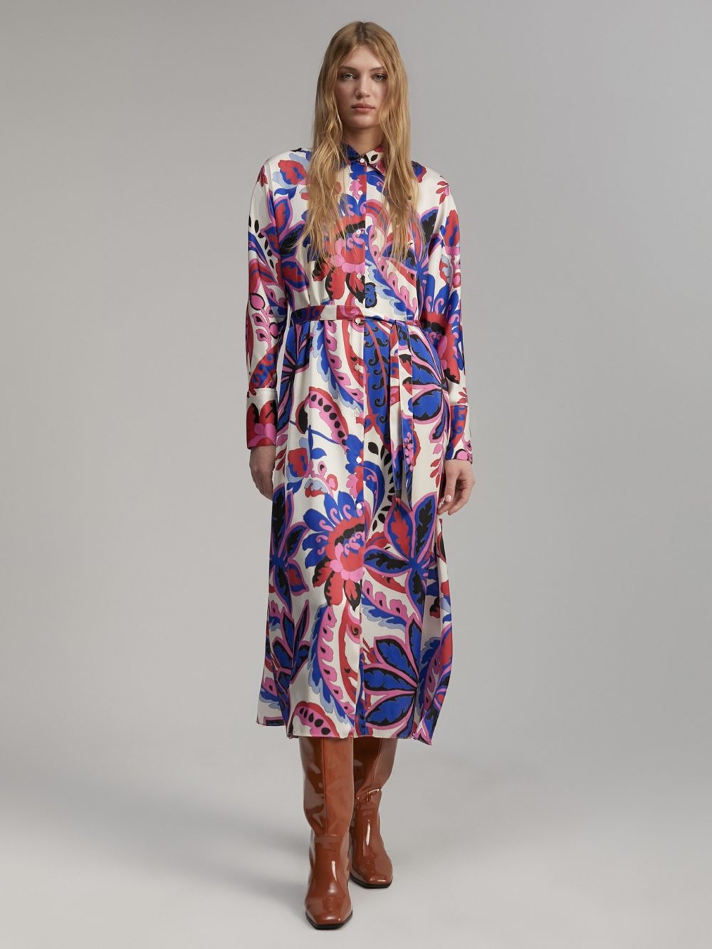 Paisley Print Dress