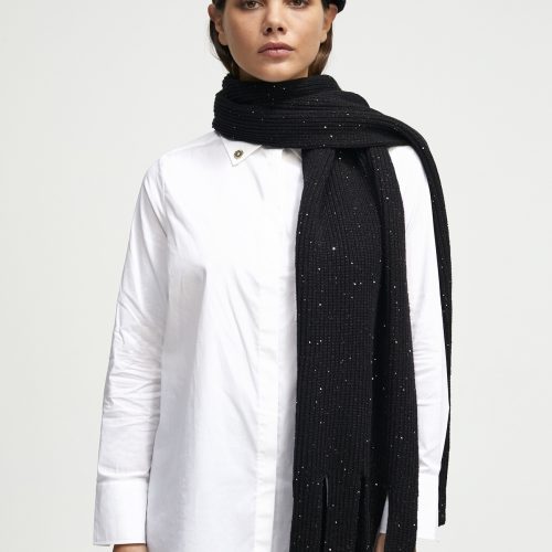 Scarf With Mini Sequins