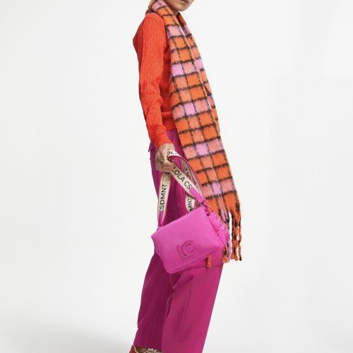 Quilted Crossbody Bag Pink