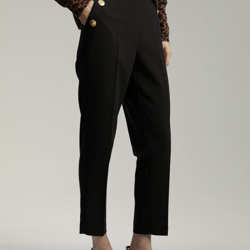 Black Pants With Buttons