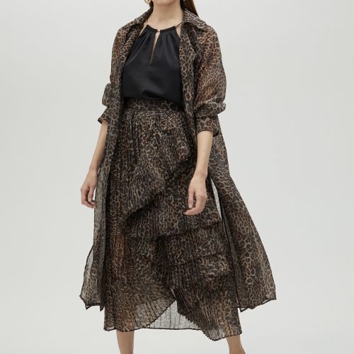 Halter Black Top With Chain