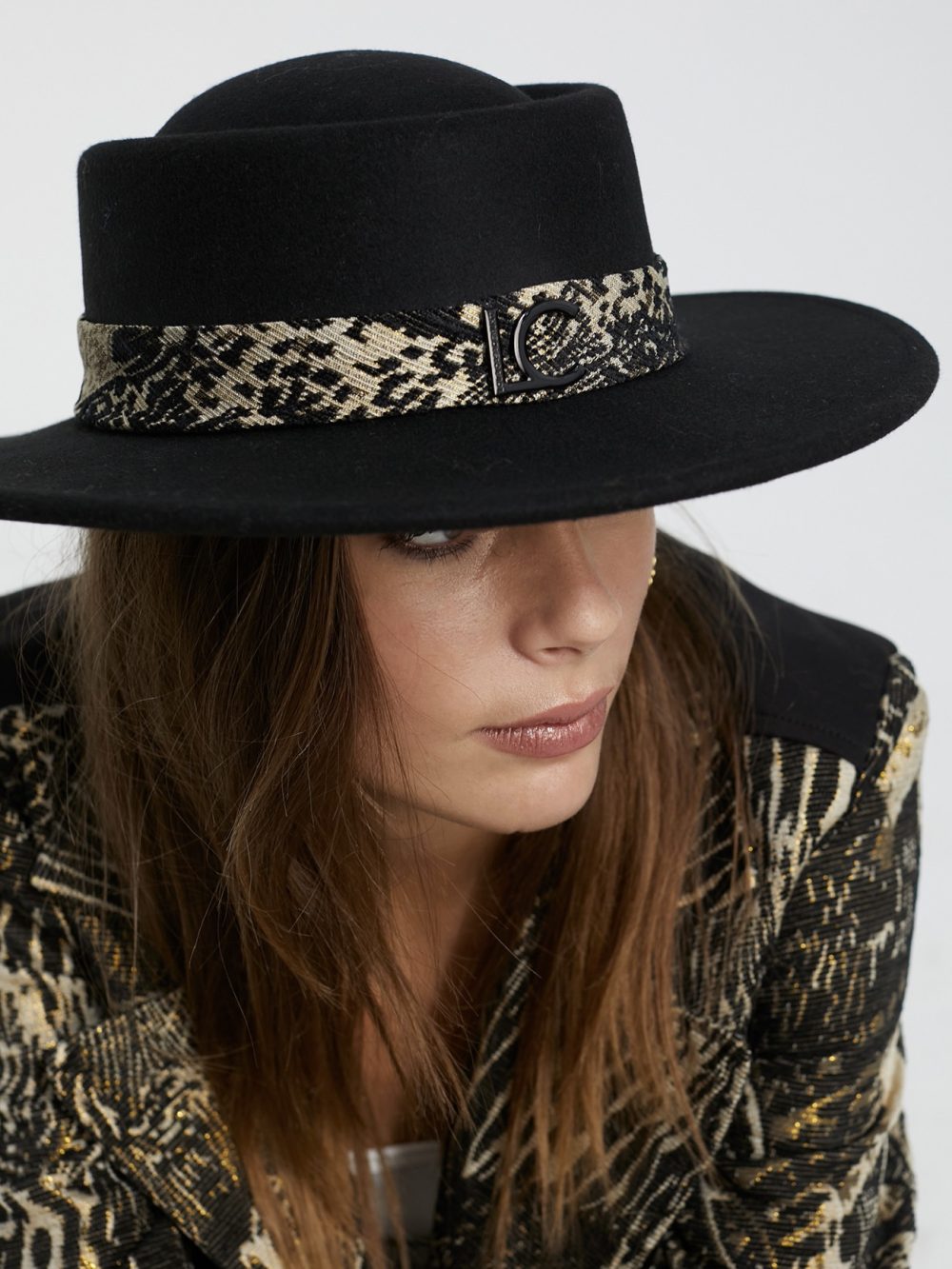 Hat With Jacquard Band