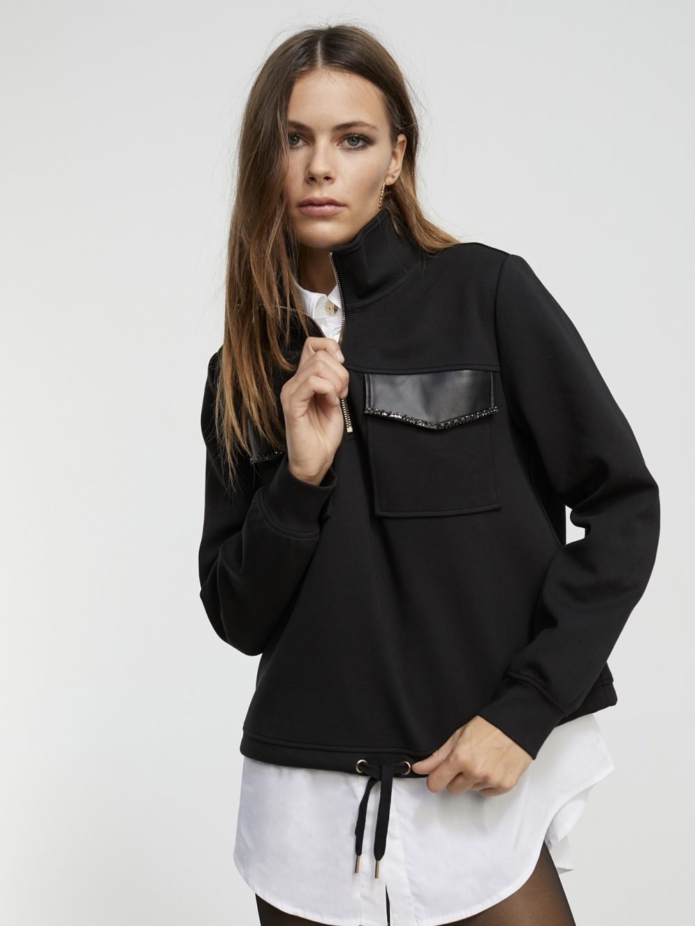 εικόνα-6-1 Black Sweatshirt