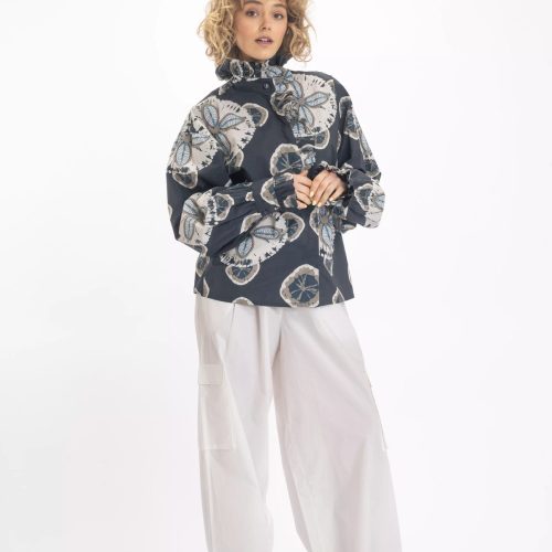 εικόνα-6-scaled Vishnu Floral Print Charcoal Shirt