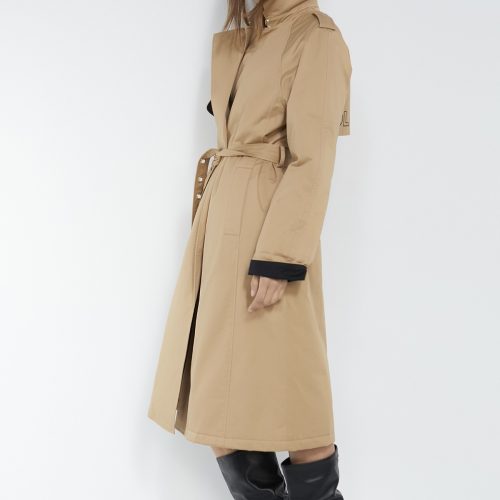 Trench Coat With Logo Detail