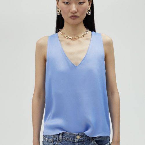 Basic Strappy Top Light Blue