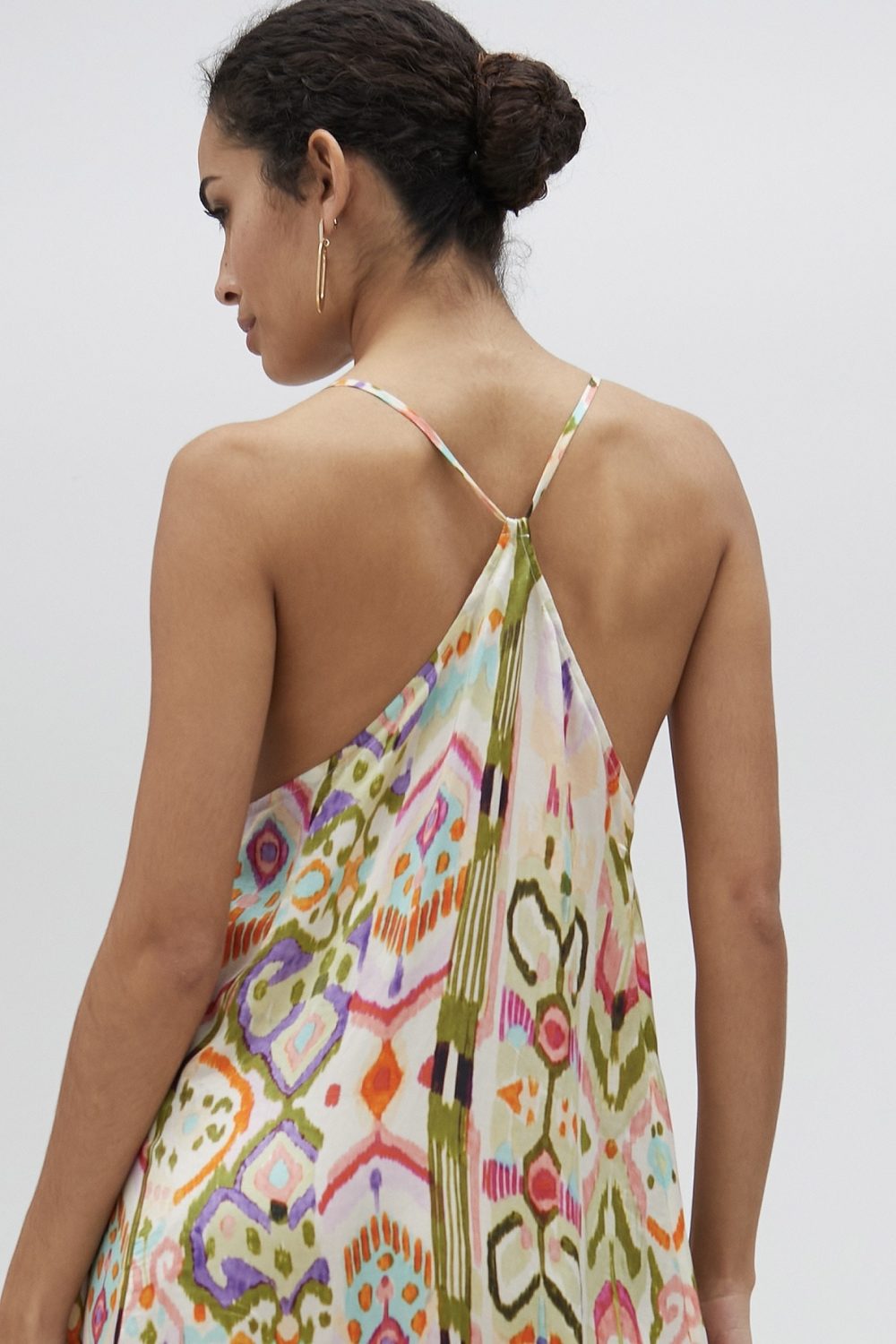 Ethnic Long Dress with Beading