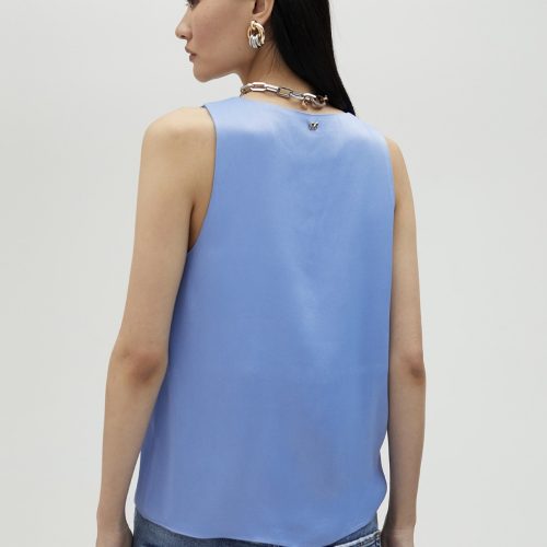 Basic Strappy Top Light Blue