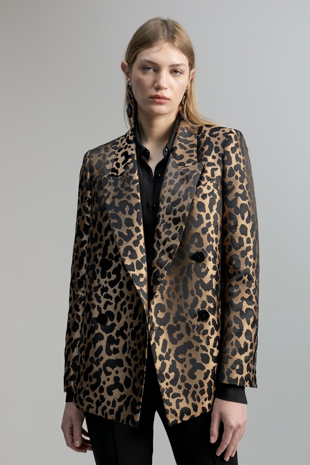 Animal Print Blazer