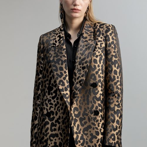Animal Print Blazer
